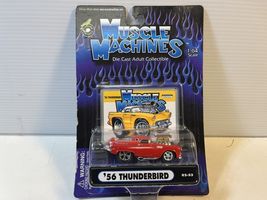 1956 Ford T-Bird Muscle Machine Diecast Model Car 1/64 Scale, By Funline - $11.88