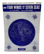 The Four Winds and the Seven Seas Piano Sheet Music 1949 Bing Crosby Vin... - $9.98