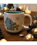 Rae Dunn Disney Pixar Monster Inc. MONSTER CREW Ceramic Double Sided Mug... - $19.49
