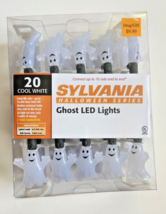 Sylvania Halloween Series Ghost LED Lights 20 Cool White Indoor/Outdoor ... - $17.75