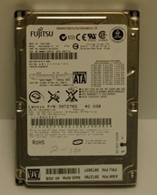 Fujitsu 2.5&quot; SATA HDD MHV2040BH , 40GB, 5400RPM, Tested w/ Results - £7.55 GBP