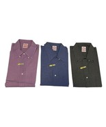 Brooks Brothers Shirt Adult 17-34 Lot of (3) All Cotton Blue Purple Blac... - $90.93 CAD