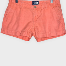 THE NORTH FACE | coral linen &amp; cotton blend shorts | Women&#39;s size 4 - £19.02 GBP