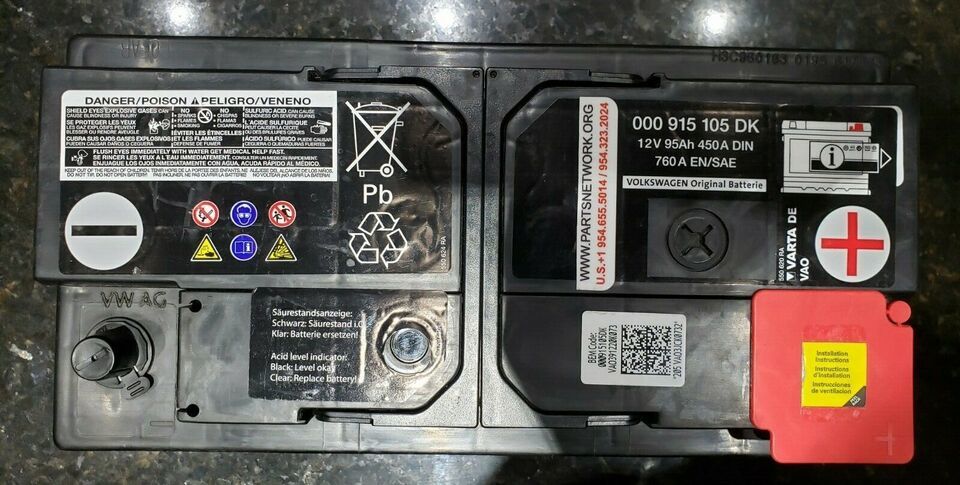 VW TOUAREG, AUDI A6 PORSCHE,  MASERATI MAIN Battery 000-915-105-DKDSP | ... - $487.52