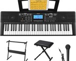 Donner Keyboard Piano, 61 Key Piano Keyboard For Beginner/Professional, ... - $255.97