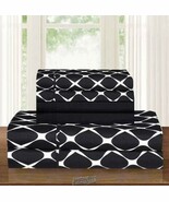 Bloomingdale 6-pc. Microfiber Sheet Set Black Full - $543.43 MXN