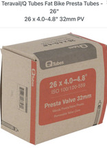 QTubes TU1203 26x4.0-4.8” ISO 100/120-559 Presta Valve 32mm Fat Bike Tub... - £38.69 GBP