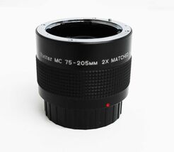 Vivitar MC 75-205MM 2X Matched Multiplier Teleconverter Camera Lens For Pentax K image 2