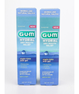 Gum Hydral Dry Mouth Relief Night Time Oral Gel 1.8 Ounce Lot Of 2 BB4/2... - £45.37 GBP