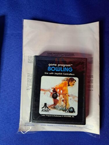 Bowling Game Cartridge for Atari Console CX2628 w/ Manual - $9.49