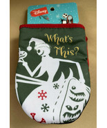 NIGHTMARE BEFORE CHRISTMAS JACK SKELLINGTON MINI OVEN MITTS “WHATS THIS?... - £11.87 GBP
