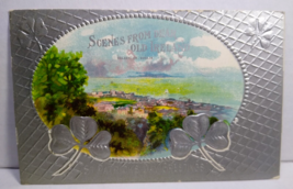 St Patrick&#39;s Day Postcard John Winsch Back Scenes From Old Ireland Silver 1914 - £9.80 GBP