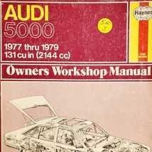 Audi 5000 Haynes Owner Workshop Repair Manual 1977-1979 Vintage PB BKBX10 - $49.99