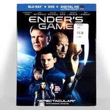 Ender&#39;s Game (Blu-ray/DVD, 2013, Widescreen,Inc Digital Copy) NEW w/ Slip ! - £9.58 GBP