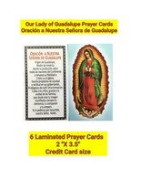 6 Catholic Spanish LAMINATED HOLY PRAYER Card Oración Virgen de Guadalup... - €8,39 EUR