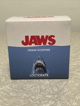 Jaws Shark Blue Rubber Drain Stopper Kitchen Bath Loot Crate Exclusive 2019 - £11.55 GBP