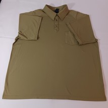 Knightsbridge Men's Brown Cotton Blend Short Sleeve Polo Shirt Size 2X image 11