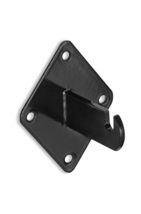 Gridwall and Slatgrid Wallmount Brackets in Black Pack of 100 - $89.99