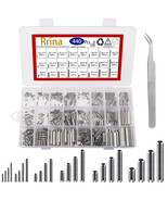 440Pcs 304 Stainless Steel Slotted Spring Pin Assortment Kit, M1.5-M5 - $568.14 MXN
