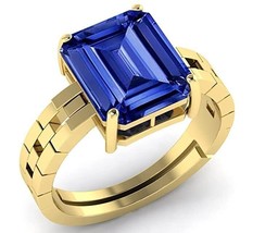 Earth Mined AAA+ Quality Natural Blue Sapphire Neelam Ring Men&#39;s And Woman Gift - £941.98 GBP