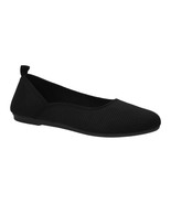 Easy Street Womens Fe Knit Comfort Flats Size 6 W Color Black - £50.31 GBP