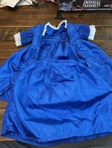 American Girl DOLL FELICITY CHRISTMAS GOWN BLUE Dress &amp; Skirt - $35.14