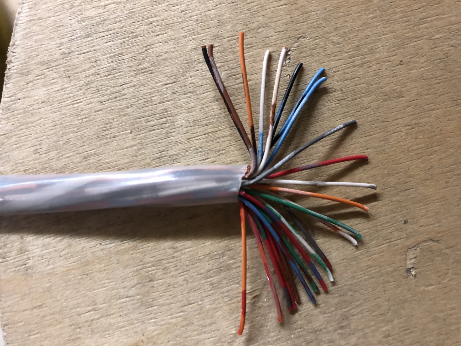 25&#39; Comtran Corp. Cable 180024 12 Pair 24 AWG Wire - $26.00