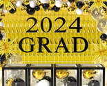Graduation Decorations Class of 2024, 165 Pcs Grad Party Supplies Balloo... - $27.91