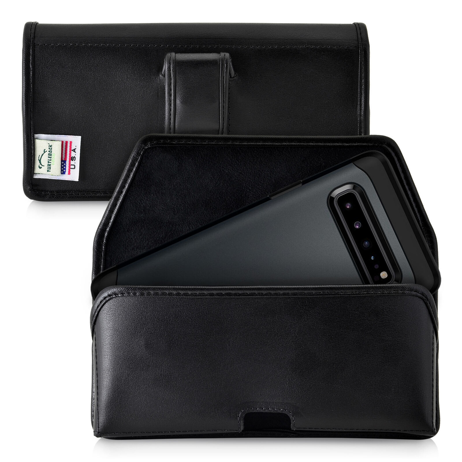 Primary image for Samsung Galaxy S10 5G Belt Holster Pouch Leather with Belt Clip Horizontal
