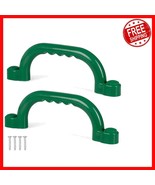 Heavy-Duty Green Grab Handles for Tree House &amp; Monkey Bars - 220 lbs Cap... - $658.60 MXN