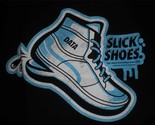 TeeFury Goonies YOUTH LARGE &quot;Slick Shoes&quot; Goonies Tribute Shirt BLACK - $13.00