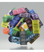 100 Lifestyles, Crown, Atlas, NuVo, &amp; More Condoms Variety Pack - £15.53 GBP