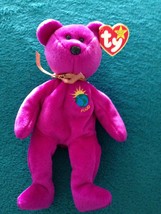 2000 bear stuffed animal 8&quot; beanie baby By TY beanie animal - £15.97 GBP