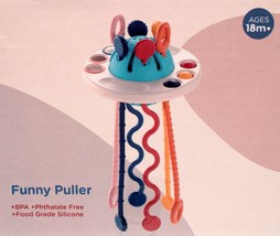 Baby UFO Pull String Sensory Toy Silicone Activity Development Educational Gifts - £11.01 GBP