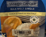 Yankee Candle Wax Tarts Melts Fragrance Juicy Citrus and Sea Salts Single - $5.89