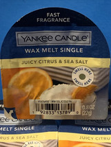 Yankee Candle Wax Tarts Melts Fragrance Juicy Citrus and Sea Salts Single - £4.64 GBP