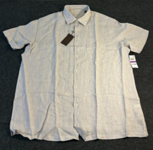 Tasso Elba Island Natural Linen Button Down Shirt Men&#39;s Size 2XL NWT $65 - £18.57 GBP