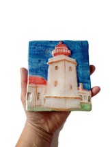 Ceramic Tile Wall Decor, Decorative Art Tiles, Hand Painted Portugal Lig... - £33.47 GBP+