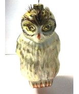 katherine&#39;s collection Glass owl Ornament 6” Light Color 18-81324 - €13,96 EUR