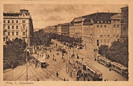 Wien Vienna Austria~Schottentor Underground STATION~1919 Photo Postcard - £5.32 GBP