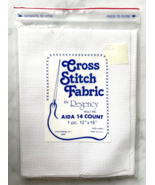 Regency Mills 14 Count White Aida Cross Stitch Cotton Fabric - 12&quot; x 18&quot; - $103.26 MXN