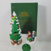 Department 56 The Holly And The Ivy 2 piece set - 1997 Event Piece 56100 Tree  - £15.55 GBP