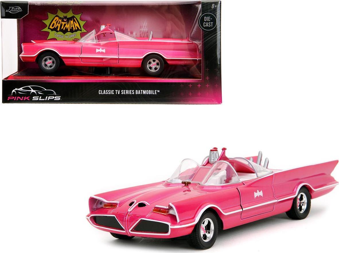 1966 Classic Batmobile Pink Metallic With White Interior Based On Model - £30.75 GBP