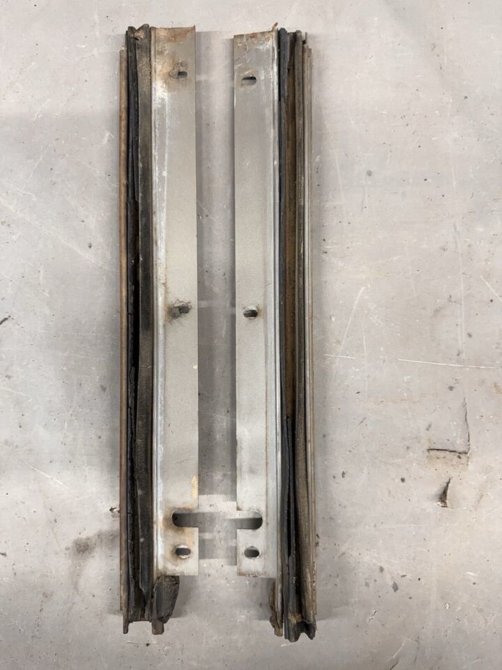 1961-1964 Ford Galaxie Station Wagon Tailgate Window Glass Tracks Commut... - $116.54