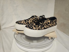 Steve Madden Emmi Leopard Print Platform Sneakers - £23.62 GBP