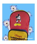 Vintage Disney Enterprises Mickey Mouse Backpack Wonderful World of Read... - $317.01 MXN