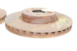 10-16 MERCEDES-BENZ E350 FRONT SPORT BRAKE ROTORS PAIR Q1418 image 6