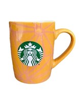 Starbucks Sunshine Mug Yellow Pink Ceramic 14 oz Limited Edition Coffee Cup - $20.36 CAD
