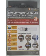Simple Living Solution&#39;s Max Pro Anywhere Sticky Light Clips - 25 Ct - $254.74 MXN