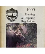 Maine 1999 Hunting &amp; Trapping Regulations Vintage 1st Printing Booklet #... - $371.81 MXN